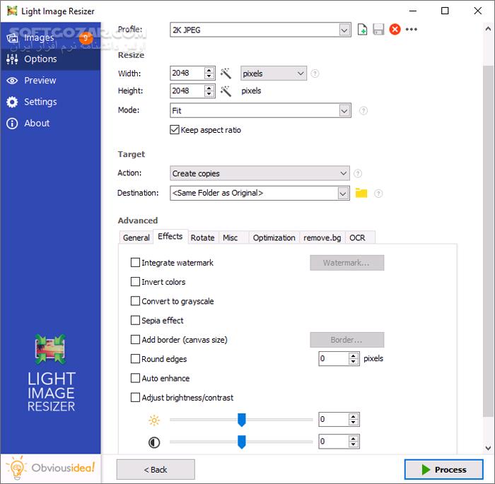 دانلود Light Image Resizer 7.2.0.82 + Portable - دانلود تغییر اندازه عکس - سافت گذر