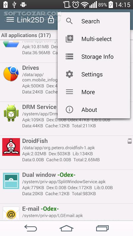 دانلود Link2SD Plus 4.3.4 for Android +2.1 - دانلود انتقال برنامه به کارت حافظه و مدیریت آنها برای اندروید - سافت گذر