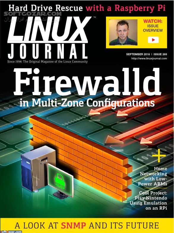 Linux Journal October 2015 September 2016 تصاویر نرم افزار  - سافت گذر