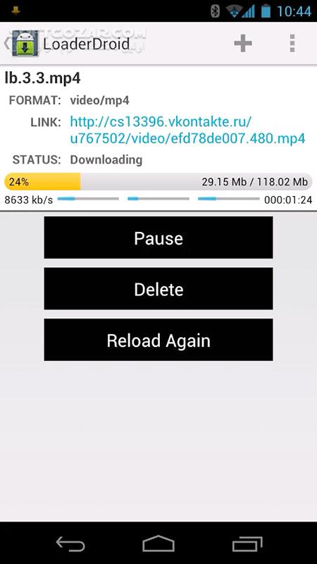 دانلود Loader Droid PRO download manager 1.0.1 for Android +2.3 - دانلود افزایش سرعت و مدیریت دانلود برای اندروید - سافت گذر