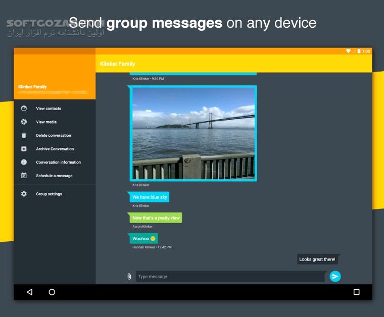دانلود Pulse SMS Full 6.2.3.2996 for Android +5 - دانلود اس ام اس پلاس برای اندروید - سافت گذر