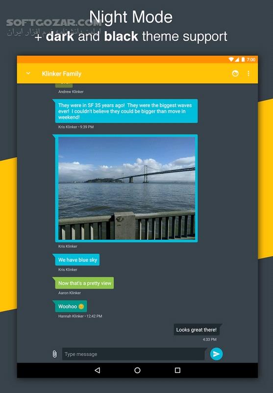 دانلود Pulse SMS Full 6.2.3.2996 for Android +5 - دانلود اس ام اس پلاس برای اندروید - سافت گذر