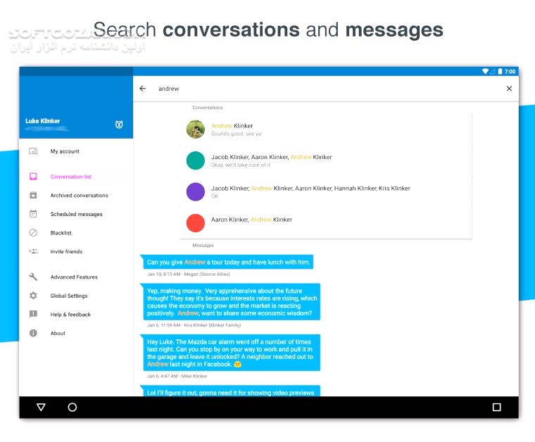دانلود Pulse SMS Full 6.2.3.2996 for Android +5 - دانلود اس ام اس پلاس برای اندروید - سافت گذر
