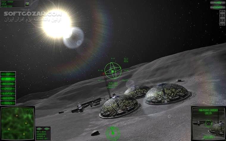 دانلود Lunar Flight 1.84 + Update 1.92 - دانلود بازی شبیه‌ساز پرواز با سفینه در ماه - سافت گذر