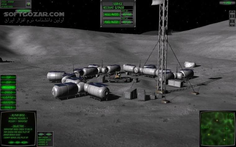 دانلود Lunar Flight 1.84 + Update 1.92 - دانلود بازی شبیه‌ساز پرواز با سفینه در ماه - سافت گذر