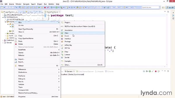 دانلود Lynda - Building Web Services with Java EE - دانلود فیلم آموزش ساخت وب سرویس‌ها با جاوا ئی‌ئی - سافت گذر