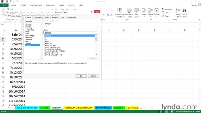 Lynda Excel 2013 Working with Dates and Times تصاویر نرم افزار  - سافت گذر