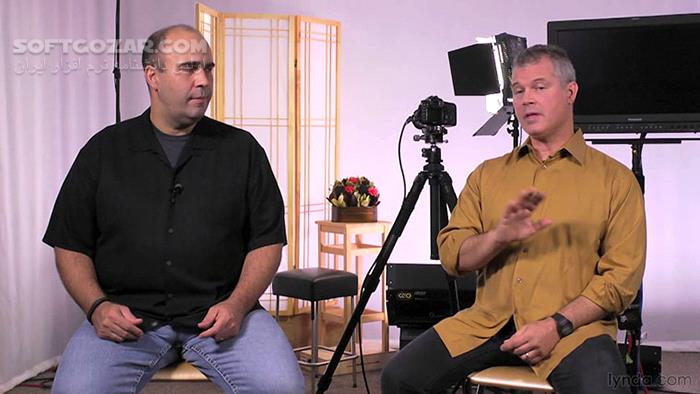 دانلود Lynda - Lighting a Video Interview - دانلود فیلم آموزش نورپردازی صحیح برای تصویربرداری از مصاحبه‌‌ی ویدئویی - سافت گذر