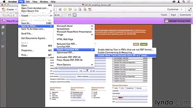 دانلود Lynda - Creating PDF Forms with InDesign - دانلود فیلم آموزش ایجاد فرم‌های پی‌دی‌اف با نرم‌افزار این‌دیزاین - سافت گذر