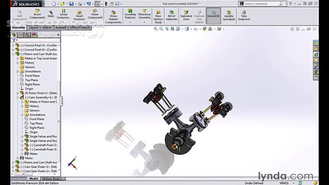 دانلود Lynda - Modeling a Motorcycle Engine with SolidWorks - دانلود فیلم آموزش طراحی و مدل‌سازی قطعات داخلی انجین موتورسیکلت، جهت آشنایی با ابزارهای حرفه‌ای نرم‌افزار سالید‌وُرکس - سافت گذر