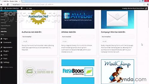 دانلود Lynda - WordPress Plugins - Contact Forms - دانلود فیلم آموزش پلاگین‌های وُردپرس – فرم‌های تماس - سافت گذر