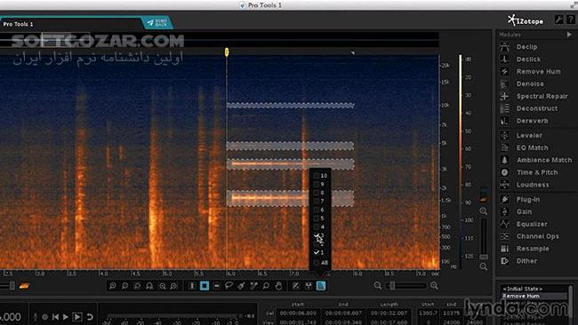 دانلود Lynda - iZotope RX 4 First Look - دانلود فیلم آموزش آشنایی با ایزوتوپ آر-ایکس 4 – نرم‌افزار اصلاح و بهبود موزیک و صوت - سافت گذر