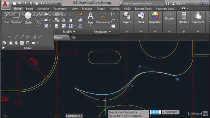 دانلود Lynda - AutoCAD 2017 Essential Training - دانلود فیلم آموزش اتوکد لیندا - سافت گذر