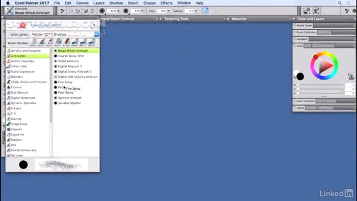 Lynda Corel Painter 2017 Essential Training تصاویر نرم افزار  - سافت گذر