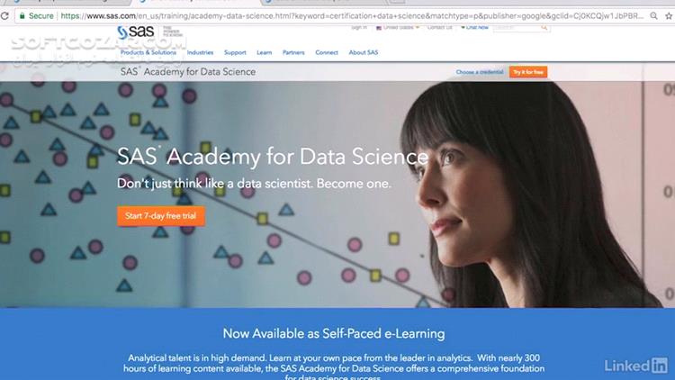 Lynda Data Science Analytics Career Paths Certifications First Steps تصاویر نرم افزار  - سافت گذر