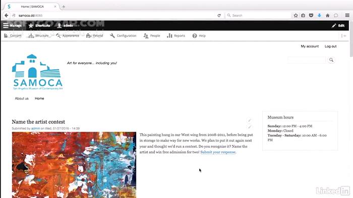 دانلود Lynda - Drupal 8 Essentials 2- Building Out Your Website - دانلود فیلم آموزش مهارت‌های ضروری دروپال 8 - بخش دوم - امور مهم و تکمیلی بعد از ساخت وبسایت - سافت گذر