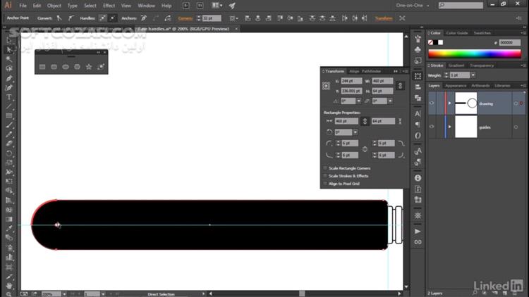 دانلود Lynda - llustrator CC 2018 One-on-One - Fundamentals - دانلود آموزش ایلوستریتور - سافت گذر