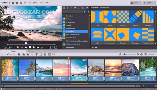 دانلود MAGIX Photostory 2024 Deluxe 23.0.1.170 - دانلود ساخت اسلایدشو - سافت گذر