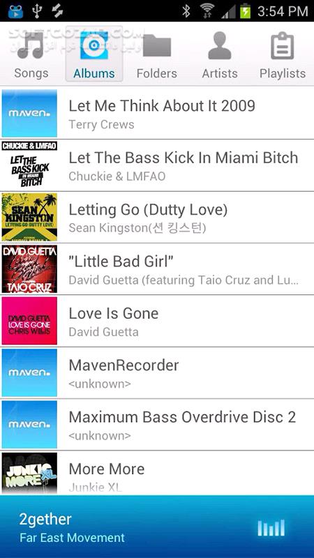 دانلود MAVEN Music Player Pro 2.48.39 for Android +2.3 - دانلود موزیک پلیر اندروید برای اندروید - سافت گذر