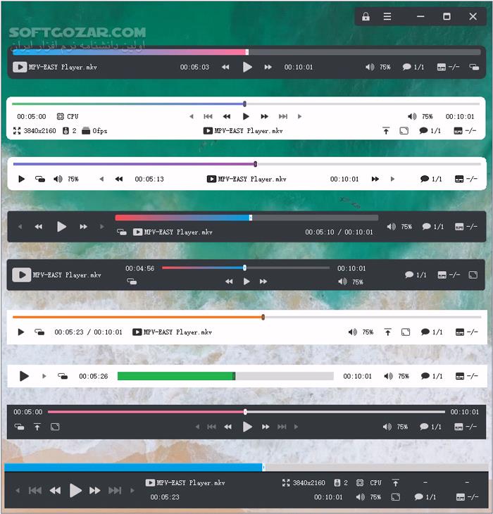 دانلود MPV-EASY Player 0.40.0.1 - دانلود پلیر پیشرفته - سافت گذر