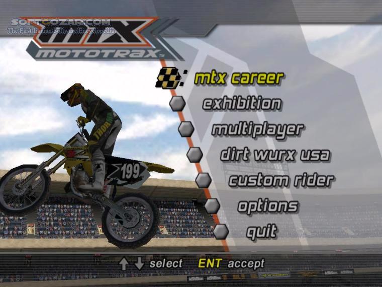 دانلود MTX MotoTrax - دانلود بازی انجام حرکات نمایشی و موتورسواری حرفه ای با موتورهای پرشی - سافت گذر