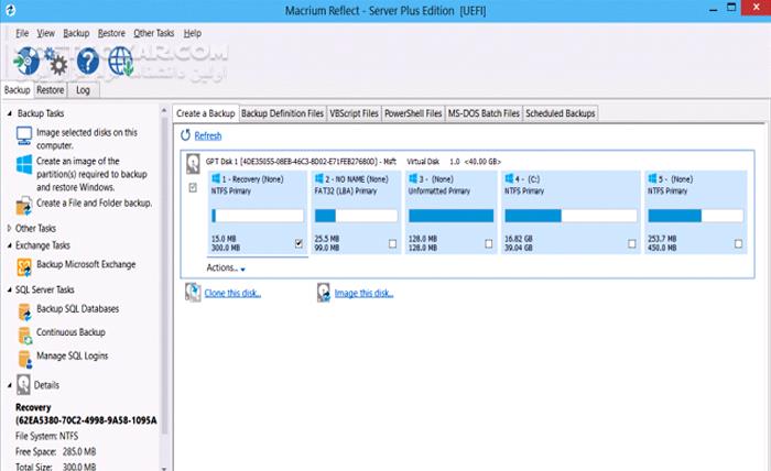 دانلود Macrium Reflect Server Plus v8.1.7847 (x64) WinPE + WinRE - دانلود پشتیبان گیری و بازیابی اطلاعات - سافت گذر