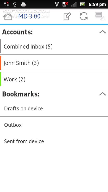 دانلود MailDroid Pro 4.92 for Android +3.0 - دانلود مدیریت ایمیل برای اندروید - سافت گذر