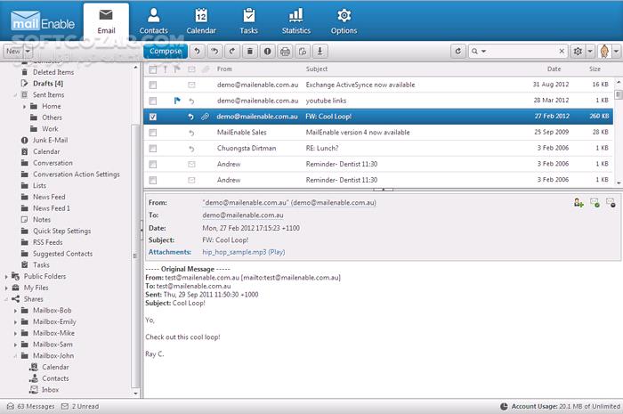 دانلود MailEnable Enterprise Premium 10.25 - دانلود مدیریت ایمیل‌ - سافت گذر