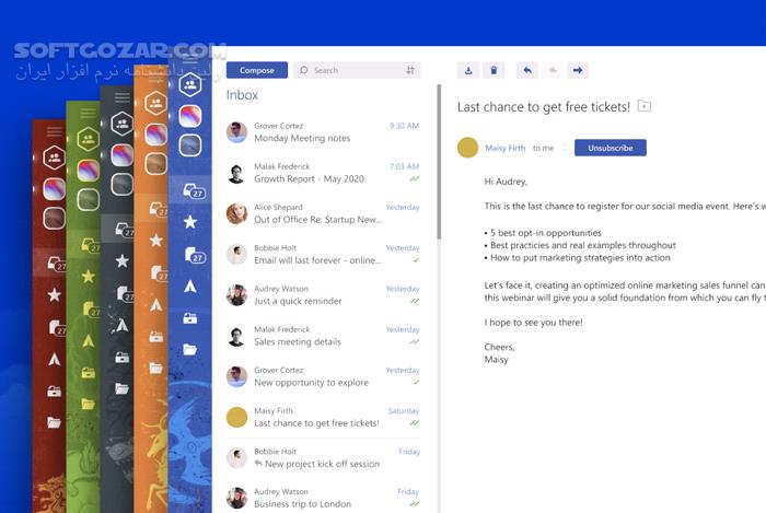 دانلود Mailbird 3.0.13 - دانلود مدیریت ایمیل‌ - سافت گذر