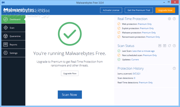 دانلود Malwarebytes Premium 5.2.7.167 / 2.2.1.1043 - دانلود مالوربایتس آنتی مالور - سافت گذر