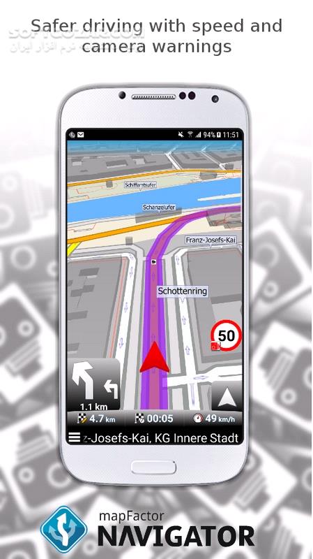 MapFactor GPS Navigation Maps 7 1 37 for Android 2 3 تصاویر نرم افزار  - سافت گذر