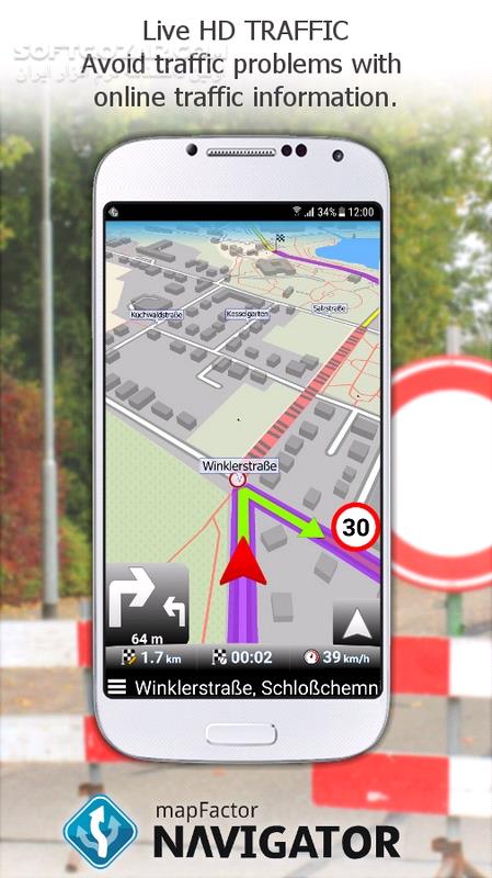 MapFactor GPS Navigation Maps 7 1 37 for Android 2 3 تصاویر نرم افزار  - سافت گذر