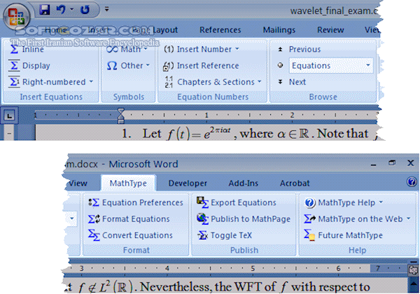 MathType 7 6 0 156 Portable Final macOS تصاویر نرم افزار  - سافت گذر