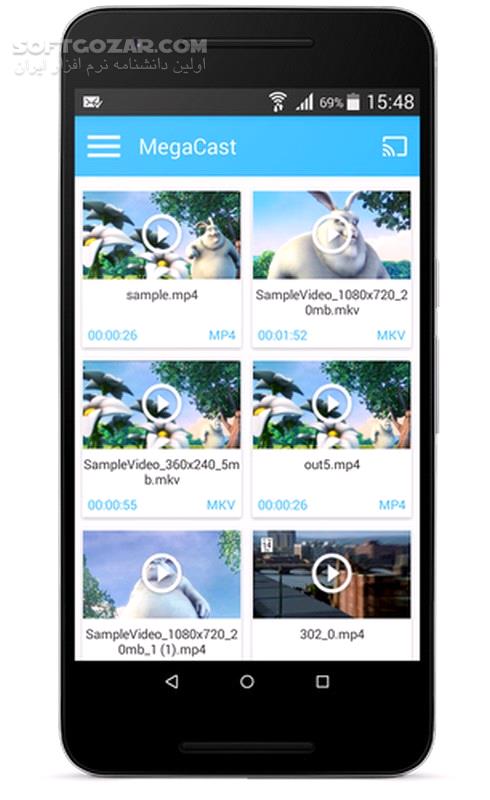 MegaCast – Chromecast player 1 3 17 For Android 4 1 تصاویر نرم افزار  - سافت گذر