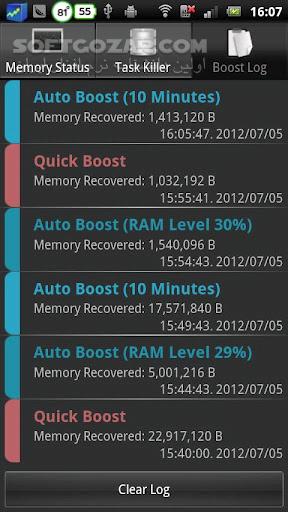 دانلود Memory Booster 7.1.4 for Android +2.3 - دانلود بهینه سازی فضای خالی رم برای اندروید - سافت گذر