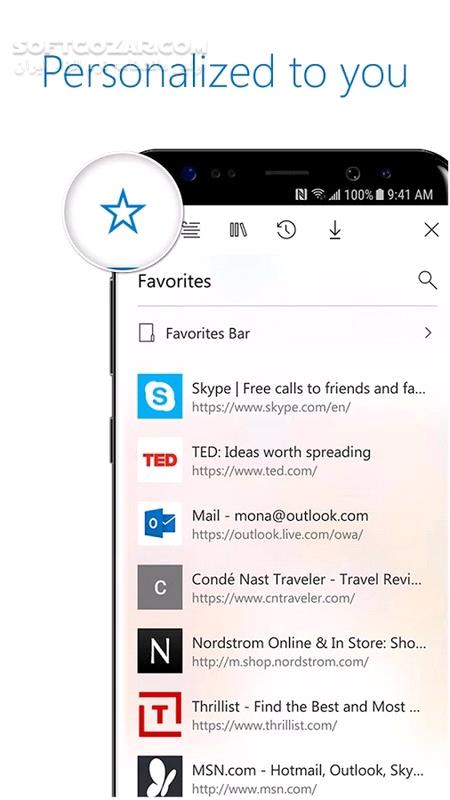 دانلود Microsoft Edge Preview 135.0.3179.85 For Android +4.4 - دانلود مایکروسافت اج برای اندروید - سافت گذر