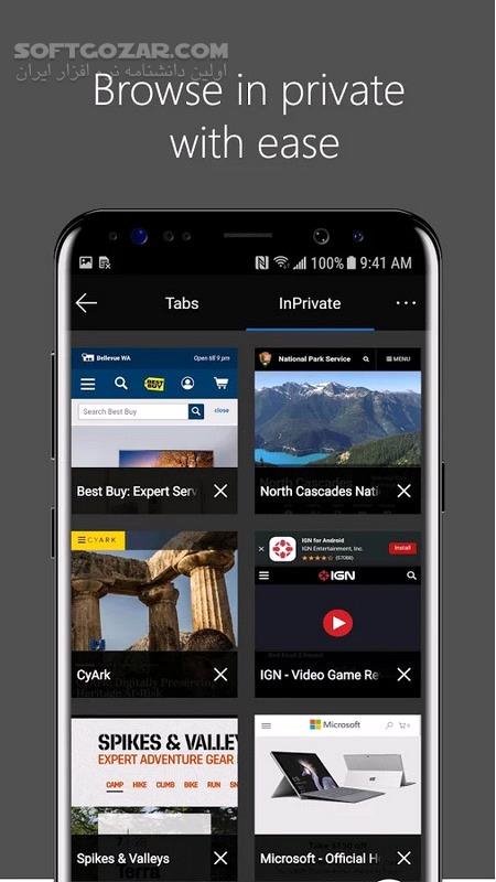 دانلود Microsoft Edge Preview 135.0.3179.85 For Android +4.4 - دانلود مایکروسافت اج برای اندروید - سافت گذر