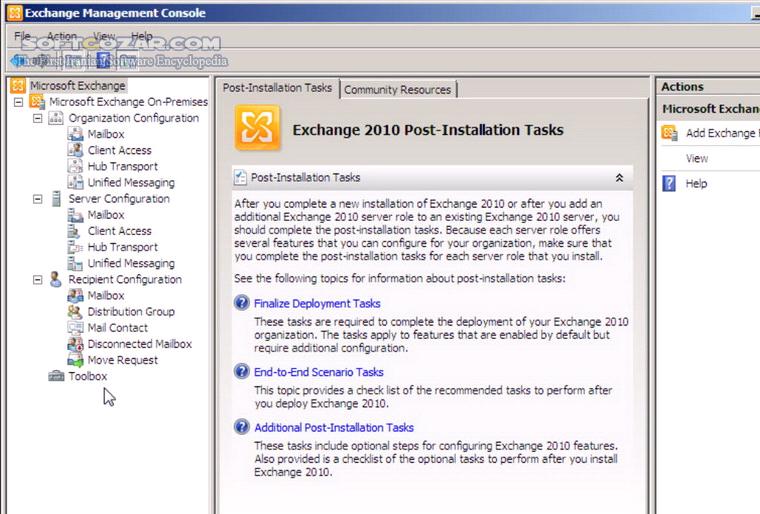 Microsoft Exchange Server 2010 SP1 x64 SP2 تصاویر نرم افزار  - سافت گذر