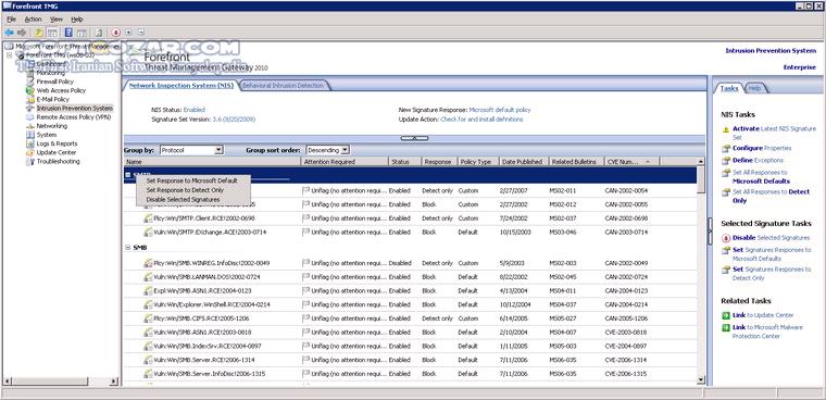 دانلود Microsoft Forefront Threat Management Gateway 2010 Enterprise x64 + SP1 - دانلود نسخه جدید نرم افزار ISA Server جهت مدیریت و کنترل شبکه - سافت گذر