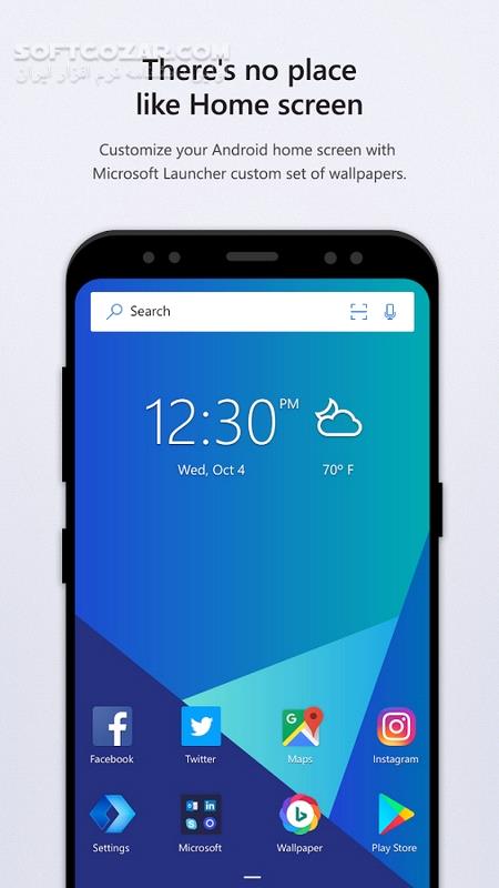 دانلود Microsoft Launcher 6.240902.0.1158141 For Android +5.1 - دانلود لانچر مایکروسافت برای اندروید - سافت گذر