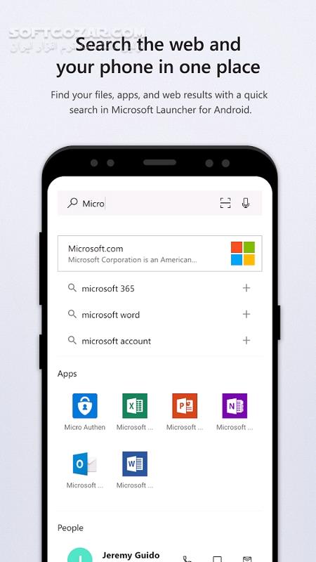 دانلود Microsoft Launcher 6.240902.0.1158141 For Android +5.1 - دانلود لانچر مایکروسافت برای اندروید - سافت گذر
