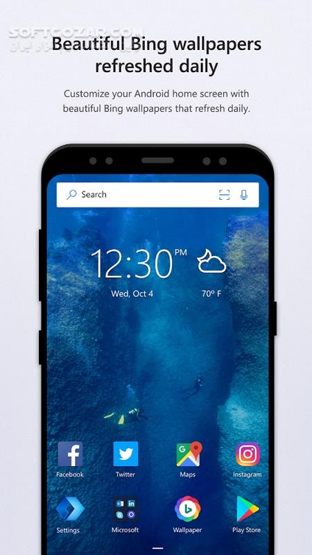 دانلود Microsoft Launcher 6.240902.0.1158141 For Android +5.1 - دانلود لانچر مایکروسافت برای اندروید - سافت گذر