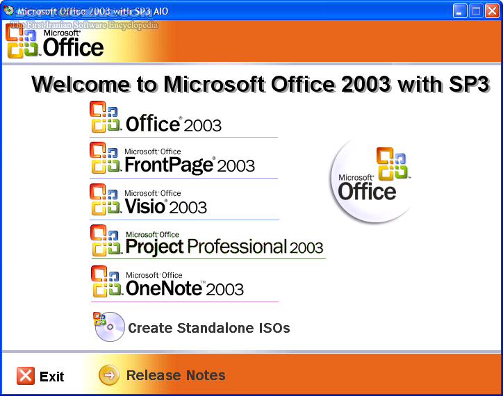 دانلود Microsoft Office 2003 with SP3 Complete DVD - دانلود مجموعه کامل نسخه 2003 نرم افزار آفیس به همراه سرویس پک 3 بدون نیاز به سریال - سافت گذر