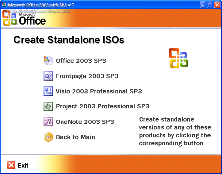 Microsoft Office 2003 with SP3 Complete DVD تصاویر نرم افزار - سافت گذر