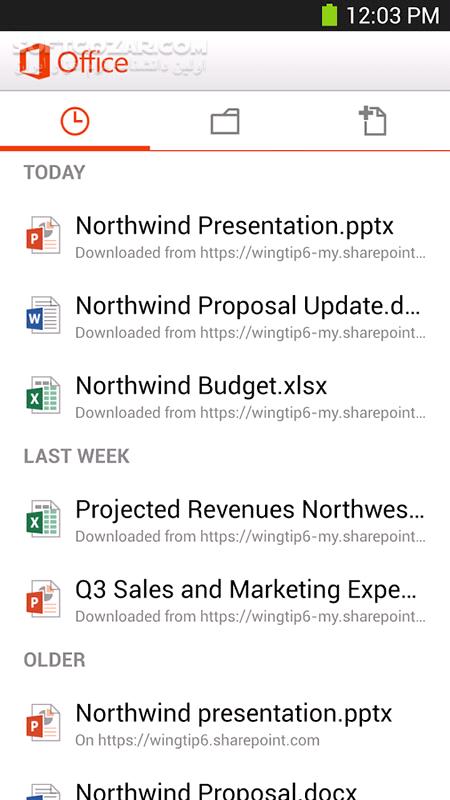 دانلود Microsoft Office Mobile 16.0.15726.20196 for Android +4.0 - دانلود نمایش و ویرایش فایلهای آفیس برای اندروید - سافت گذر