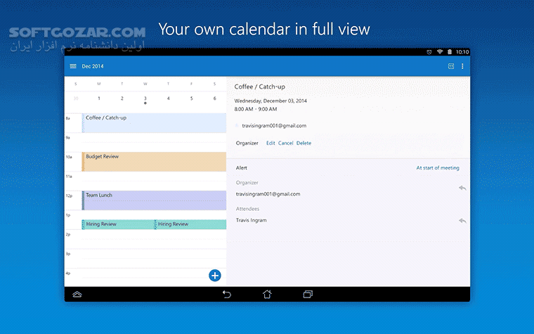 دانلود Microsoft Outlook 4.2512.0 for Android +9.0 - دانلود مایکروسافت اوت لوک اندروید برای اندروید - سافت گذر