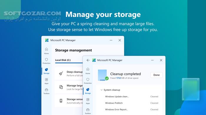 دانلود Microsoft PC Manager 3.8.10.0 - دانلود بهینه سازی ویندوز - سافت گذر