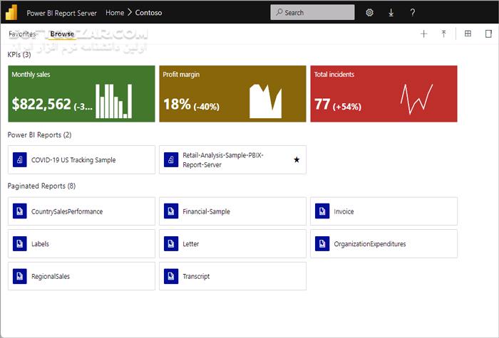 دانلود Microsoft Power BI Report Server January 2024 v15.0.1114.33 - دانلود پاور بی آی ریپورت سرور - سافت گذر