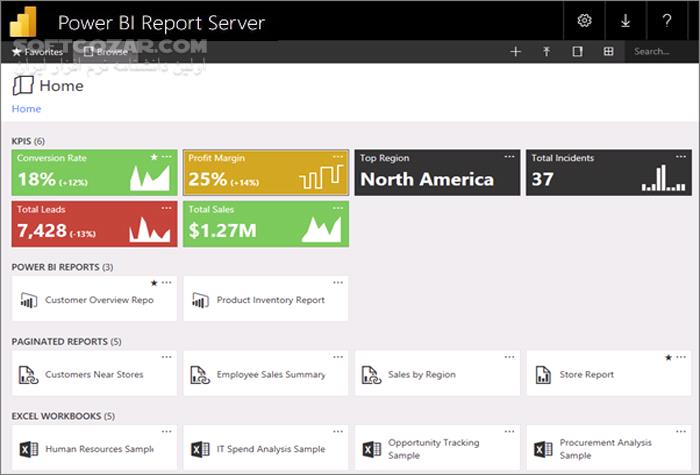 دانلود Microsoft Power BI Report Server January 2024 v15.0.1114.33 - دانلود پاور بی آی ریپورت سرور - سافت گذر