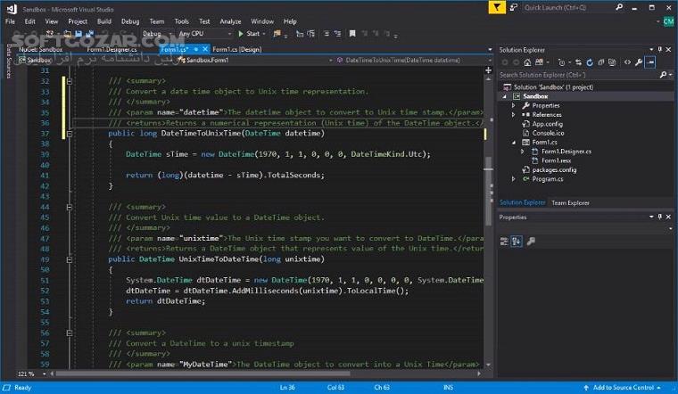 Microsoft Visual Studio 2019 16 11 4 تصاویر نرم افزار  - سافت گذر